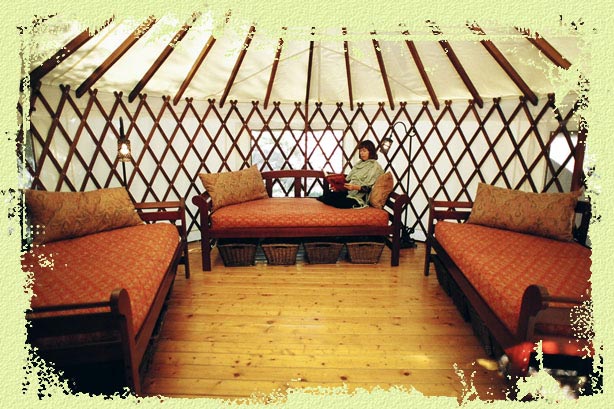 Interior Yurt